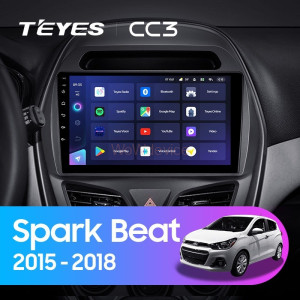 Штатная магнитола Teyes CC3 4/64 Chevrolet Spark Beat (2015-2018) F2