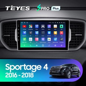 Штатная магнитола Teyes SPRO Plus 4/64 Kia Sportage 4 QL (2016-2018) Тип-B