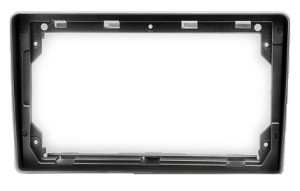 Рамка магнитолы 9.0" (цв.Серебро) для Универсальная рамка для установки ГУ 9" в штатную рамку CITROEN/FIAT/PEUGEOT/TOYOTA