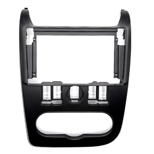 Рамка магнитолы 9.0" (цв.Черный) для LADA Largus 2012-2020