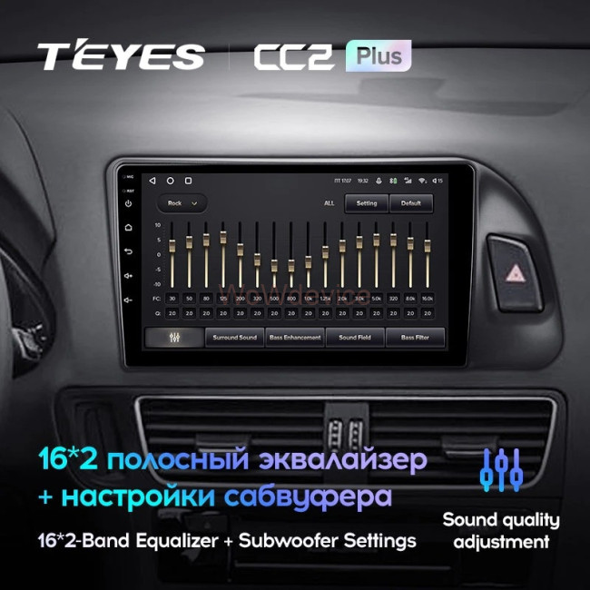 Штатная магнитола Teyes CC2 Plus 3/32 Audi Q5 8R (2008-2017) Тип-В