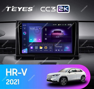 Штатная магнитола Teyes CC3 2K 3/32 Honda HR-V 2021+