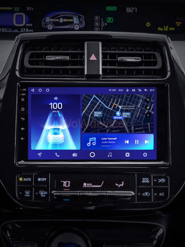 Штатная магнитола Teyes CC2L Plus 2/32 Toyota Prius XW50 (2015-2020)