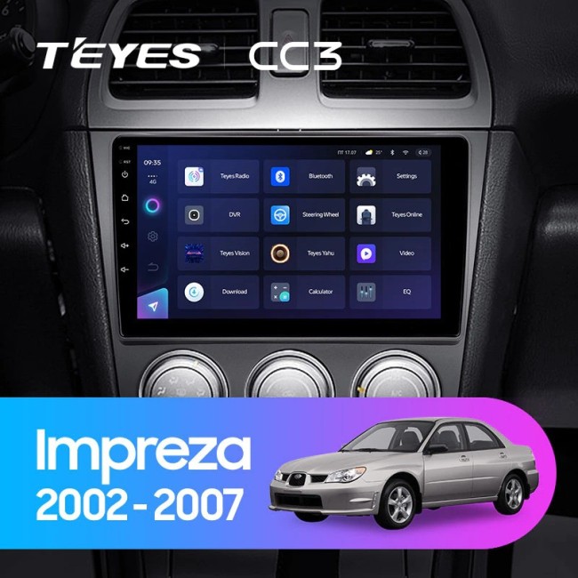 Штатная магнитола Teyes CC3 3/32 Subaru Impreza GD GG 2002-2007