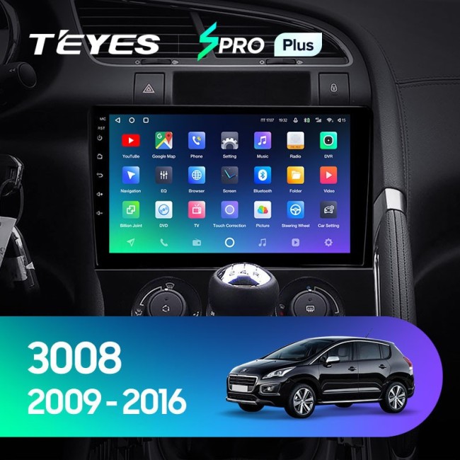 Штатная магнитола Teyes SPRO Plus 6/128 Peugeot 3008 1 (2009-2016) F2