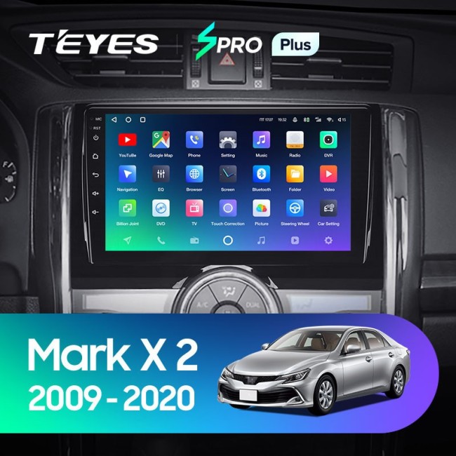 Штатная магнитола Teyes SPRO Plus 6/128 Toyota Mark X 2 X130 (2009-2020)