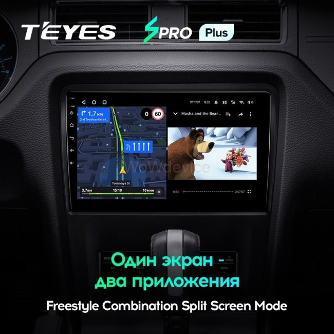 Штатная магнитола Teyes SPRO Plus 4/64 Ford Mustang 5 S-197 (2009-2014)