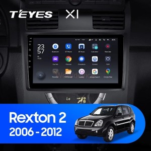 Штатная магнитола Teyes X1 4G 2/32 SsangYong Rexton Y250 2 (2006-2012)