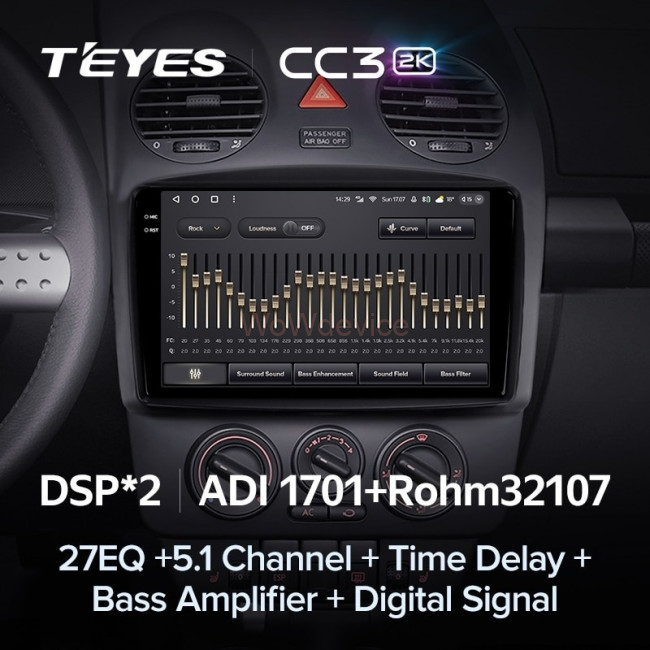 Штатная магнитола Teyes CC3 2K 6/128 Volkswagen Beetle A4 (2002-2011) Штатная магнитола Teyes CC3 2K 6/128 Volkswagen Beetle A4 (2002-2011)