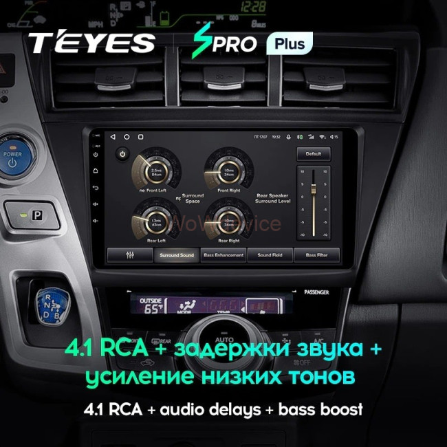 Штатная магнитола Teyes SPRO Plus 3/32 Toyota Prius Plus V Alpha LHD RHD (2012-2017) Тип-А