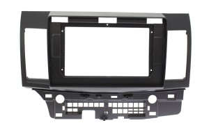 Рамка магнитолы 10.2" (цв.Черный) для MITSUBISHI Lancer Х 2007+; Galant Fortis 2007-2015 / PROTON Inspira 2010-2015