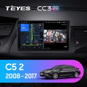Штатная магнитола Teyes CC3 2K 4/64 Citroen C5 2 (2008-2017) F2