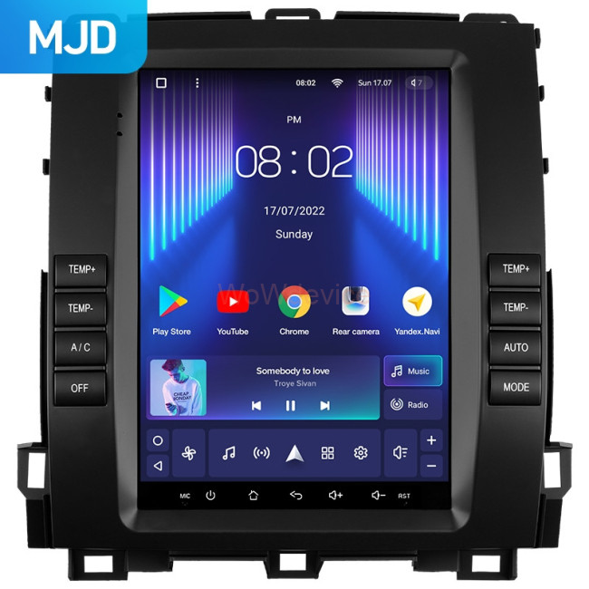 Установочный комплект Teyes TPRO 2 для Toyota Land Cruiser Prado 120 3 III / Lexus GX470 GX 470 J120 (2002-2009) Тип-В