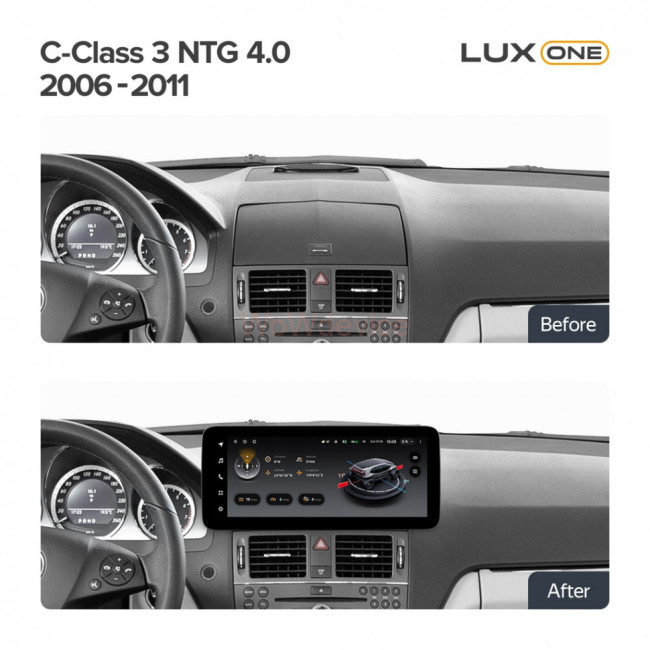 Штатная магнитола Teyes LUX ONE Mercedes-Benz C-Class 3 W204 C204 S204 (NTG 4.0) (2006-2011) Штатная магнитола Teyes LUX ONE Mercedes-Benz C-Class 3 W204 C204 S204 (NTG 4.0) (2006-2011)