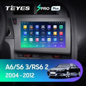 Штатная магнитола Teyes SPRO Plus 6/128 Audi S6 3 (2006-2011)