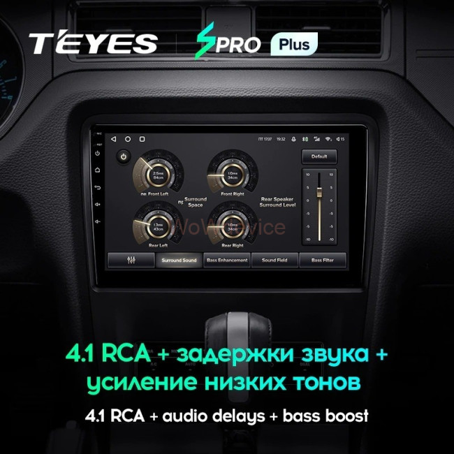 Штатная магнитола Teyes SPRO Plus 6/128 Ford Mustang 5 S-197 (2009-2014)
