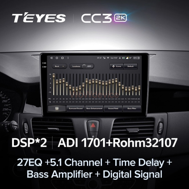 Штатная магнитола Teyes CC3 2K 4/64 Renault Latitude 1 (2010-2015)