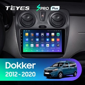 Штатная магнитола Teyes SPRO Plus 6/128 Renault Dokker (2012-2020)