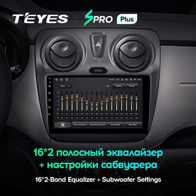 Штатная магнитола Teyes SPRO Plus 6/128 Renault Dokker (2012-2020)