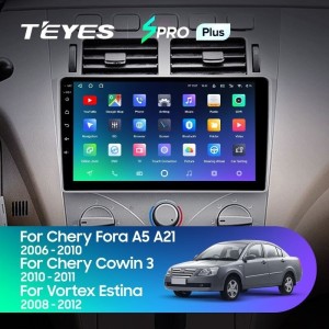 Штатная магнитола Teyes SPRO Plus 6/128 Chery Fora A5 A21 (2006 - 2010)