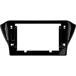 Рамка магнитолы 9.0" (цв.Глянцевый Черный) для GEELY Emgrand GS 2016+ / GL 2016-2020