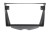 Рамка магнитолы 9.0" (цв.Черный) для HYUNDAI Veloster 2011-2018