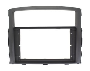 Рамка магнитолы 9.0" (цв.Черный) для MITSUBISHI Pajero 4, Montero, Shogun 2006+
