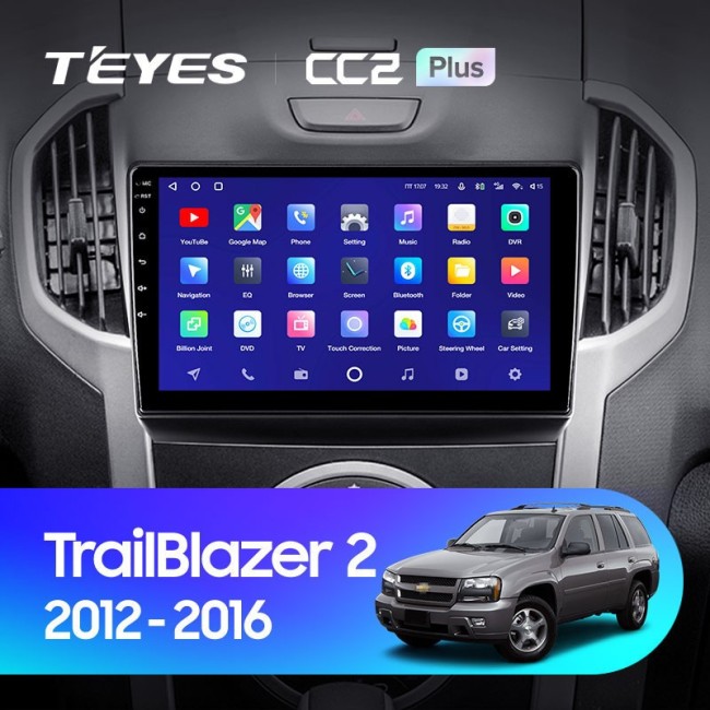 Штатная магнитола Teyes CC2L Plus 2/32 Chevrolet TrailBlazer 2 (2012-2015)
