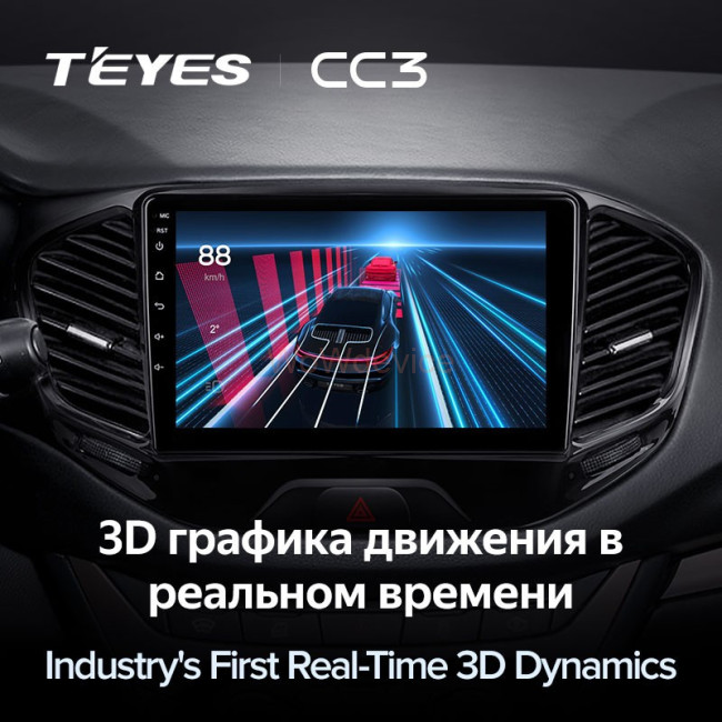 Штатная магнитола Teyes CC3 6/128 LADA Vesta Cross Sport (2015-2019)