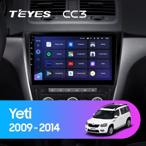 Штатная магнитола Teyes CC3L 4/32 Skoda Yeti 5L (2009-2014)