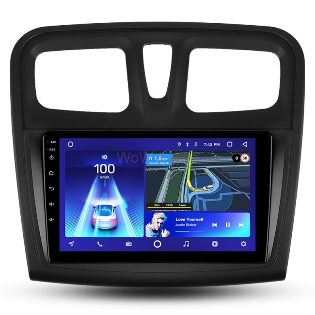 Установочный комплект Teyes для Renault Logan 2 (2012-2019), Sandero 2 (2014-2019) F1