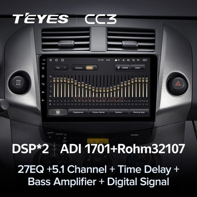 Штатная магнитола Teyes CC3 360 6/128 Toyota RAV4 3 XA30 (2005-2013) 9" Штатная магнитола Teyes CC3 360 6/128 Toyota RAV4 3 XA30 (2005-2013) 9"