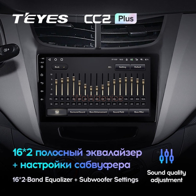 Штатная магнитола Teyes CC2 Plus 6/128 Chevrolet Sail (2015-2018)