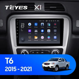 Штатная магнитола Teyes X1 4G 2/32 JAC T6 (2015-2021)