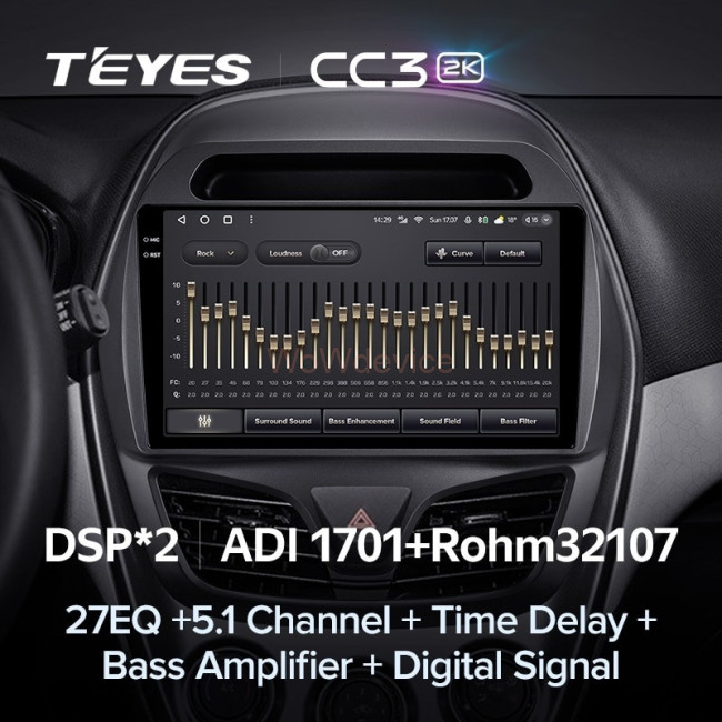 Штатная магнитола Teyes CC3 2K 6/128 Chevrolet Spark Beat (2015-2018) F2 Штатная магнитола Teyes CC3 2K 6/128 Chevrolet Spark Beat (2015-2018) F2