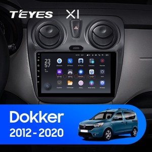 Штатная магнитола Teyes X1 4G 2/32 Renault Dokker (2012-2020)
