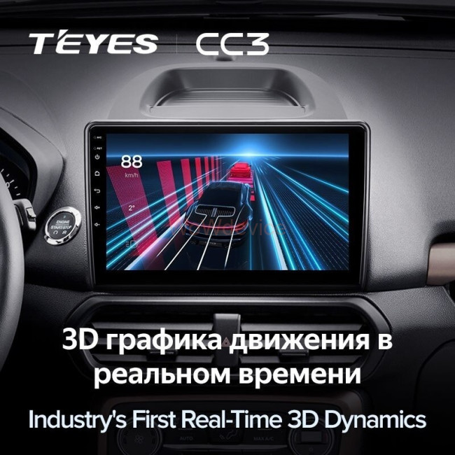 Штатная магнитола Teyes CC3 360 6/128 Ford EcoSport (2017-2021)