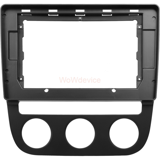 Рамка магнитолы 10.2" (цв.Черный) для VOLKSWAGEN Jetta 2005-2011; Sagitar 2006-2012 Кондиционер Рамка магнитолы 10.2" (цв.Черный) для VOLKSWAGEN Jetta 2005-2011; Sagitar 2006-2012 Кондиционер
