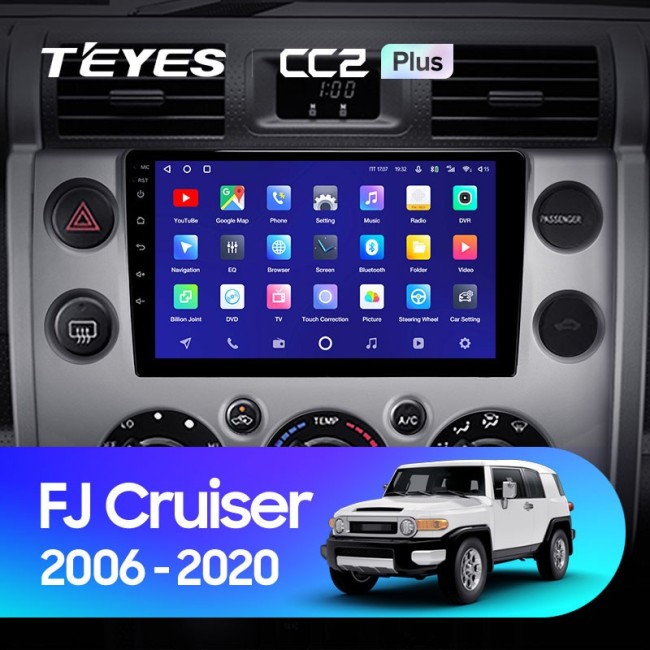Штатная магнитола Teyes CC2 Plus 3/32 Toyota FJ Cruiser J15 (2006-2020)
