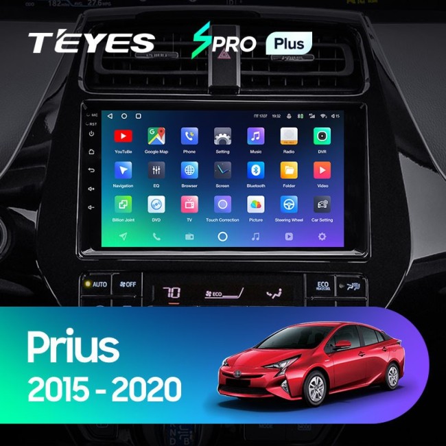 Штатная магнитола Teyes SPRO Plus 6/128 Toyota Prius XW50 (2015-2020)