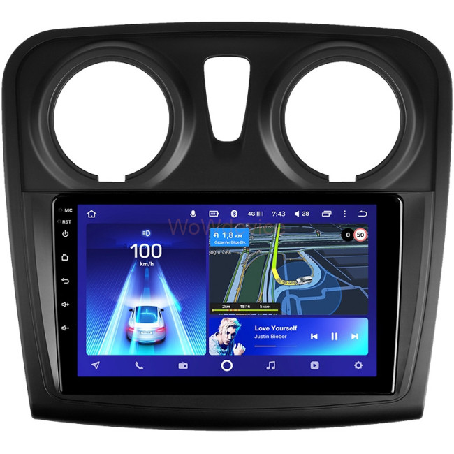 Установочный комплект Teyes для Renault Logan 2 (2012-2019), Sandero 2 (2014-2019) F2