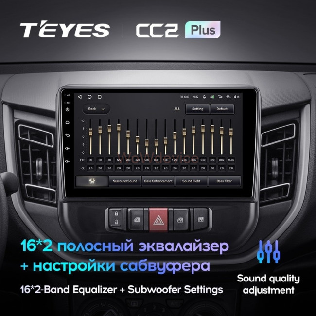 Штатная магнитола Teyes CC2 Plus 4/64 Suzuki Celerio (2014-2023)