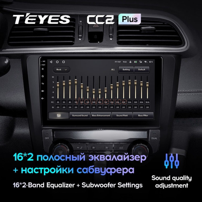 Штатная магнитола Teyes CC2L Plus 2/32 Renault Kadjar (2015-2017)