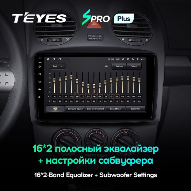 Штатная магнитола Teyes SPRO Plus 4/32 Volkswagen Beetle A4 (2002-2011)