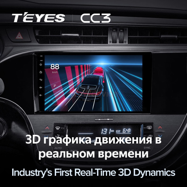 Штатная магнитола Teyes CC3 4/64 Toyota Avalon IV XX40 (2012-2018)