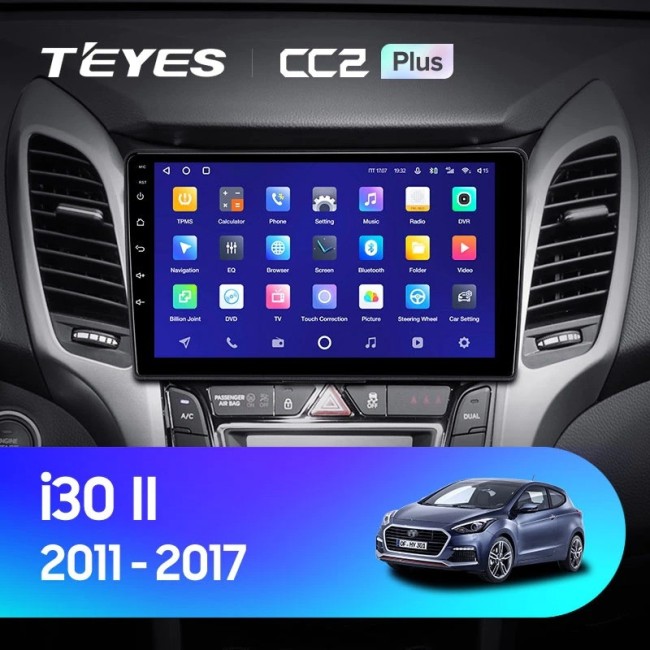 Штатная магнитола Teyes CC2L Plus 2/32 Hyundai i30 2 GD (2011-2017)