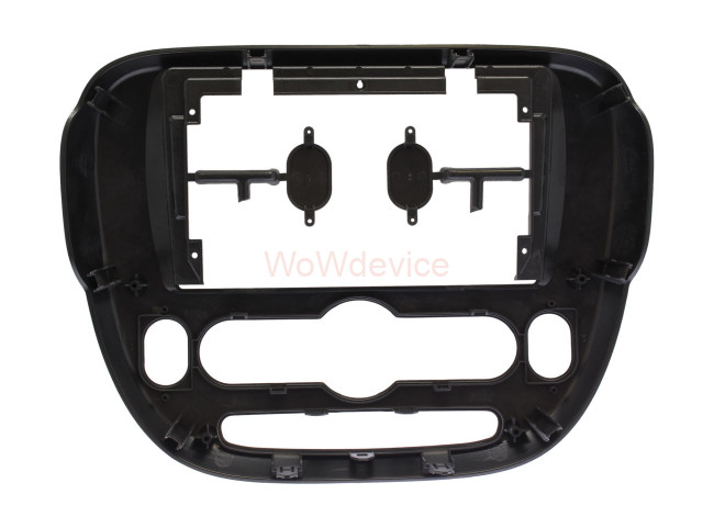 Рамка магнитолы 9.0" (цв.Черный) для KIA Soul 2013-2019 Климат Рамка магнитолы 9.0" (цв.Черный) для KIA Soul 2013-2019 Климат