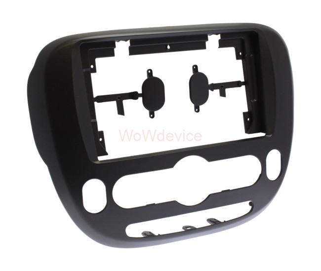 Рамка магнитолы 9.0" (цв.Черный) для KIA Soul 2013-2019 Климат Рамка магнитолы 9.0" (цв.Черный) для KIA Soul 2013-2019 Климат