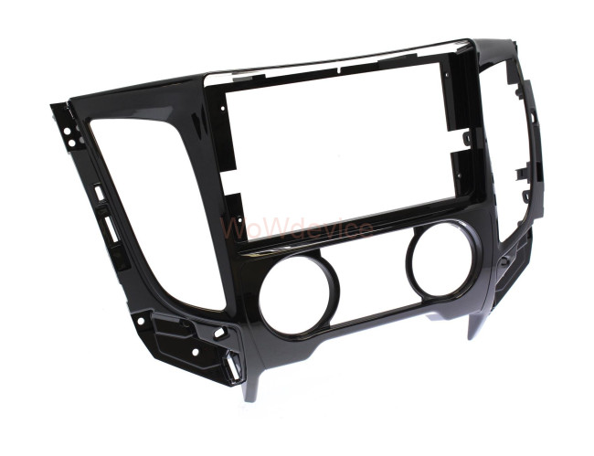 Рамка магнитолы 9.0" (цв.Глянцевый Черный) для MITSUBISHI L 200, Triton 2015-2018 Кондиционер Рамка магнитолы 9.0" (цв.Глянцевый Черный) для MITSUBISHI L 200, Triton 2015-2018 Кондиционер