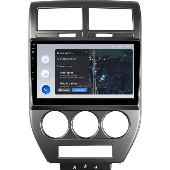 Штатная магнитола Teyes X1 4G 2/32 Jeep Compass 1 MK (2006-2010) Штатная магнитола Teyes X1 4G 2/32 Jeep Compass 1 MK (2006-2010)